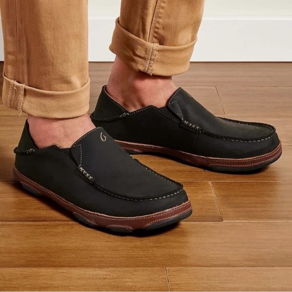 OluKai Other - OLUKAI Moloa Men's Leather Slip On Shoes - NEW size 11